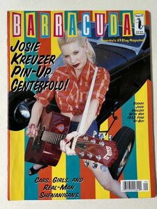 HOT ROD rockabilly magazine BARRACUDA #1 America's stag magazine ホットロッド、ロカビリー マガジン エドロス、ラットフィンク