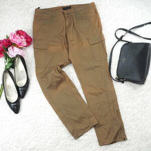 G2189*UNTITLED Untitled * casual * cotton * cargo pants * tea Brown *3* large size 