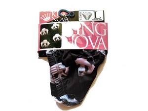 メンズファッション 下着 ビキニブリーフ KING NOVA/キングノバ ビキニパンツ（L寸）ブラック パンダ p023 