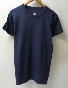 ◆SOFFE ソッフェ USA製 クルーネック ベーシック Tシャツ ネイビー サイズS