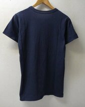 ◆◆SOFFE ソッフェ USA製 クルーネック ベーシック Tシャツ ネイビー サイズS ②_画像2