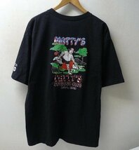 ◆RVCA ルーカ MATTY'S PATTY’S OUTDOOR アウトドア クラブ 刺繍 Tシャツ 黒 サイズL 美品_画像1