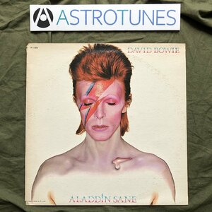 美盤 レア盤 1980年 米国盤 デビッド・ボウイ David Bowie LPレコード アラディン・セイン Aladdin Sane 名盤 Jean Genie
