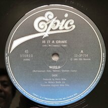 美ジャケ 1985年 シャーデー Sade 12''EPレコード イズ・イット・ア・クライム Is It A Crime? 帯付 ジャズ フュージョン_画像9