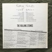 激レア 1982年 国内盤 ローリング・ストーンズ Rolling Stones LPレコード Rolling Tickets - Live Back 80年代貴重ライヴ集_画像6