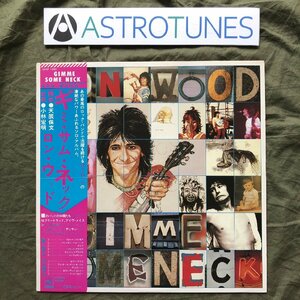 傷なし美盤 良ジャケ 1979年 国内初盤 ロン・ウッド Ron (Ronnie) Wood LPレコード Gimme Some Neck 帯付 Keith Richards,Rolling Stones