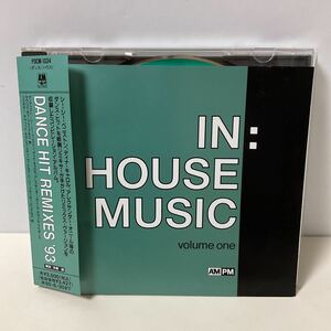 国内盤CD / V.A. / IN HOUSE MUSIC VOLUME 1 DANCE HITS REMIXES ‘93 / 帯付 / POCM-1034 /