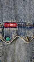 ヒステリックグラマー　HYSTERIC GLAMOUR　ヴィクセンガール　VIXENGIRL　デニムシャツ　サイズＭ　送料無料_画像4