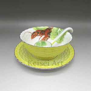  Old Noritake lobster writing mayonnaise set U5167