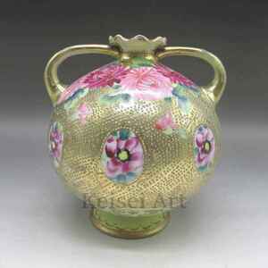  Old Noritake Be DIN g flower writing vase 1891 year about -1915 year about U6380