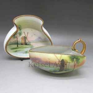  Old Noritake manner car writing bowl set U6052