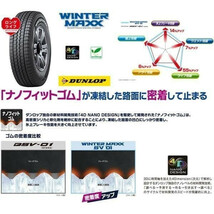 業販品 新品 12インチ 冬用 WAREN W05 3.5J+42 4-100 DUNLOP SV01 145R12 6PR GM(ガンメタ) ヴァーレン 4本 (★2023年製★)_画像2