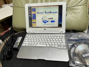 トヨタ　レクサス　故障診断機　GTS タブレット　キーボード付き メルセデスにも対応しているインターフェイス