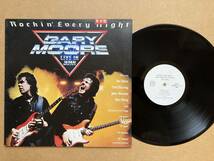 見本盤 PROMO GARY MOORE ゲイリー・ムーア / ROCKIN' EVERY NIGHT LIVE IN JAPAN VIL-6039 VICTOR_画像1