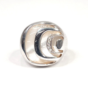  Damiani Damiani ring * ring da mia nisima silver 925/ diamond / mother ob pearl accessory jewelry 