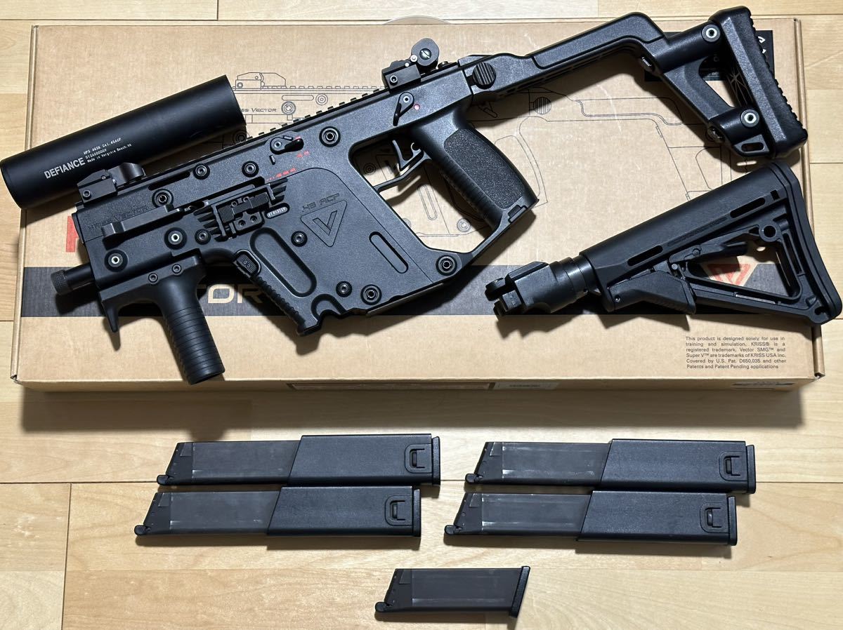 KWA/KSC KRISS VECTOR GBB ガスブローバック 専用サプレッサー 希少