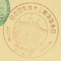 戦前外地記念印☆日本海海戦三十周年☆満州・新京中央・S10.5.27_画像1