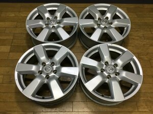 日産 純正 17×6.5J＋45 PCD114.3 ハブ径66 5穴 4本 　　　　　　　　　　　　　　　　　　　2307280　ラック　石