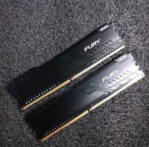 【中古】DDR4メモリ 16GB(8GBx2) Kingston XW21KG-HYD-NX [DDR4-3200 PC4-25600] 