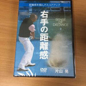 ゴルフDVD 片山晃 右手の距離感 新品未開封