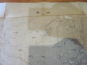 古地図　月山　　５万分の1 地形図　　◆　昭和４７年　◆　山形県　