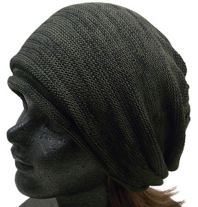  new goods free shipping summer cotton knitted cap [ khaki / black (M)] men's lady's DIGZHAT thin for interior also watch Beanie hat 