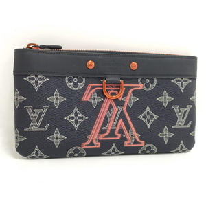 【中古】LOUIS VUITTON アポロPM ポシェット モノグラム インク ブラック M62898