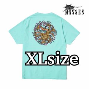 マシス　Tシャツ/MASSES THING MINT GREEN XLサイズ
