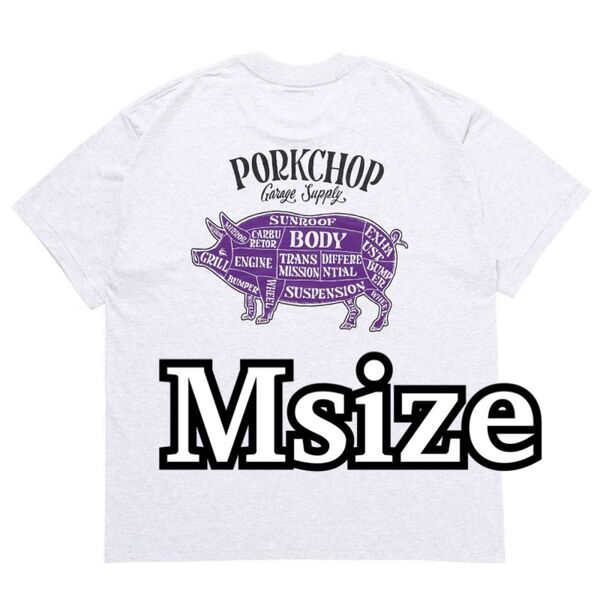 ポークチョップ Tシャツ/PORKCHOP GRAY BKPR M