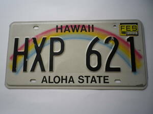 ☆★中古ナンバープレート『HAWAII HXP 621』★☆