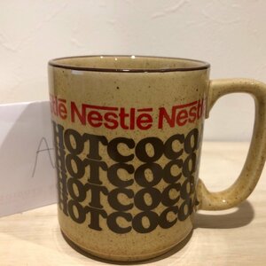 ネスレ　マグカップ　Nestle　ＪＡＰＡＮ刻印あり　コーヒーカップ　ビンテージ　Ａ　（管理番号001）