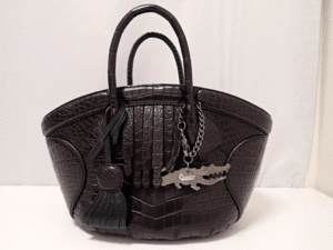 chibina il civinile top class mat crocodile mostly use not done beautiful goods black handbag magnet flap free shipping!!