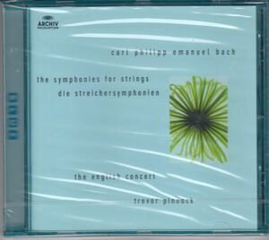 [CD/Archiv]C.P.E.バッハ:弦楽のための交響曲集Wq.182(交響曲第1-6番)/T.ピノック&イングリッシュ・コンソート