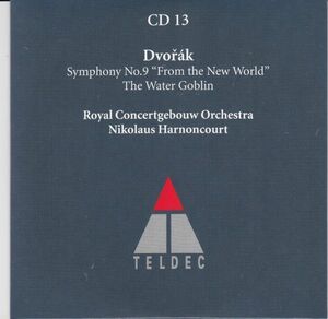 [CD/Teldec]ドヴォルザーク:交響曲第9番ホ短調Op.95他/N.アーノンクール&アムステルダム・コンセルトヘボウ管弦楽団 1999