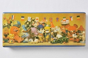 ●昭和レトロ　動物ぬいぐるみ　筆箱　永野玩具　ドリームペッツ　おがくず人形　ペンケース