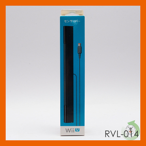 【未使用】任天堂　ニンテンドーWii WiiU センサーバー 純正 ブラック 黒 RVL-014