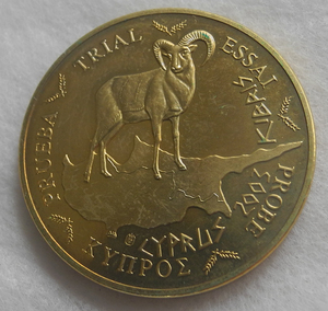 キプロス 50セント 試鋳貨 見本貨 コイン ユーロ 2003年 ヨーロッパ probe