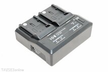 リチウムイオンバッテリー2ch同時充電器 IDX LC-2A No.1 中古品 23071212_画像2