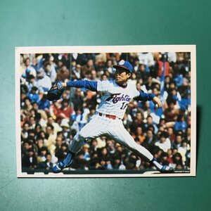 山勝　プロ野球カード　1980年版　ミニカード　小判サイズ　日本ハム　木田勇　②　　　【管理850】