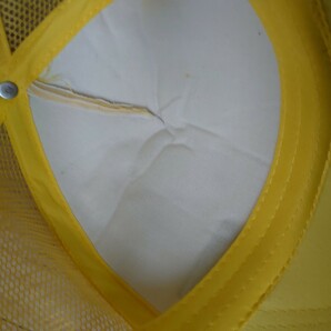 帽子 男性 NEVSURF キャップ NEV SURF 黄色 メッシュキャップ 鮮やか の画像5