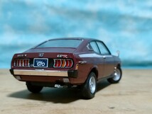 1/24　三菱　ギャランGTO　プラモデル完成品　　MCA GS-R メタリックレッド　フェンダーミラー　昭和旧車_画像5