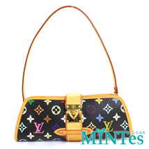 Louis Vuitton ルイヴィトン M40050 シャーリー ショルダーバッグ モノグラム マルチカラー ノワール レディース ブラック 女性 コンパクト_画像1