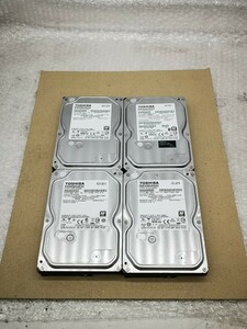 TOSHIBA DT01ACA050 500GB HDD 4個セット ジャンク扱い