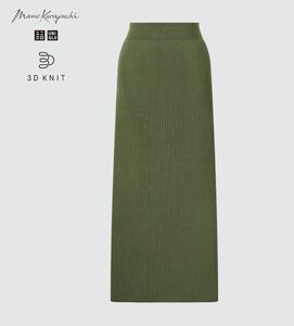 「極美品」UNIQLO mame kurogouchi 3Dリブロングスカート 