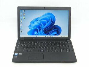 カメラ内蔵/中古/15型/ノートPC/Windows11/新品SSD256GB/8GB/4世代i3/TOSHIBA　B354/23KB　　新品無線マウス　MS office2021搭載