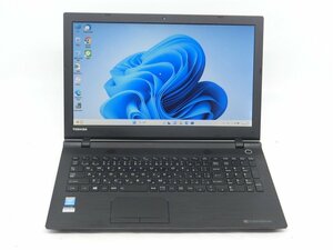 最新Win11Pro/カメラ内蔵/中古/15型/ノートPC/爆速新品SSD256/8GB/5世代I3/TOSHIBA　BB25/RB 　新品無線マウス　MS office2021ProPlus搭載