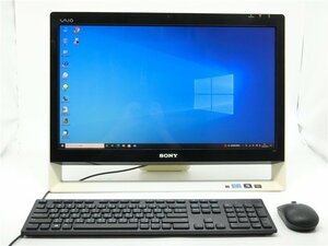 WEBカメラ/中古/WIN10/21型ワイドタッチパネル一体型/2世代i7/8GB/新品SSD512GB/SONY　VPCJ24AJ　HD7400M MS office2021搭載　送料無料