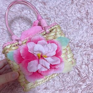  new goods unused for children basket bag yukata bag Japanese clothing bag 