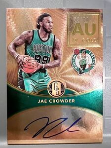 最高級直書79枚限定 Auto 16 Panini GS Jae Crowder ジェイ・クラウダー NBA サイン Bucks バックス Celtics バスケ 名選手 Bucks バックス