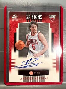 激レア選手/100 RC Auto Upper Deck Andres Nocioni ノシオーニ NBA 直筆 ルーキー サイン Bulls Panini 世界優勝 World Champion Euro MVP